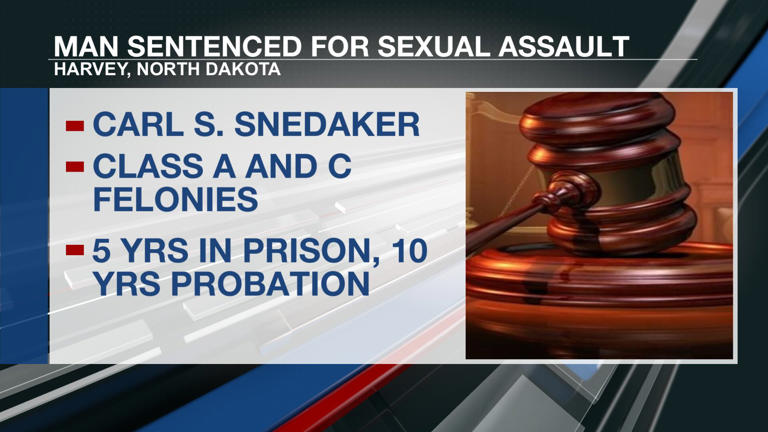 Harvey man sentenced to five years prison time for sexual assault of minors