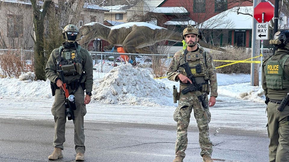 Trump claims woman killed by ICE ran over an agent — contradicting video<br><br>