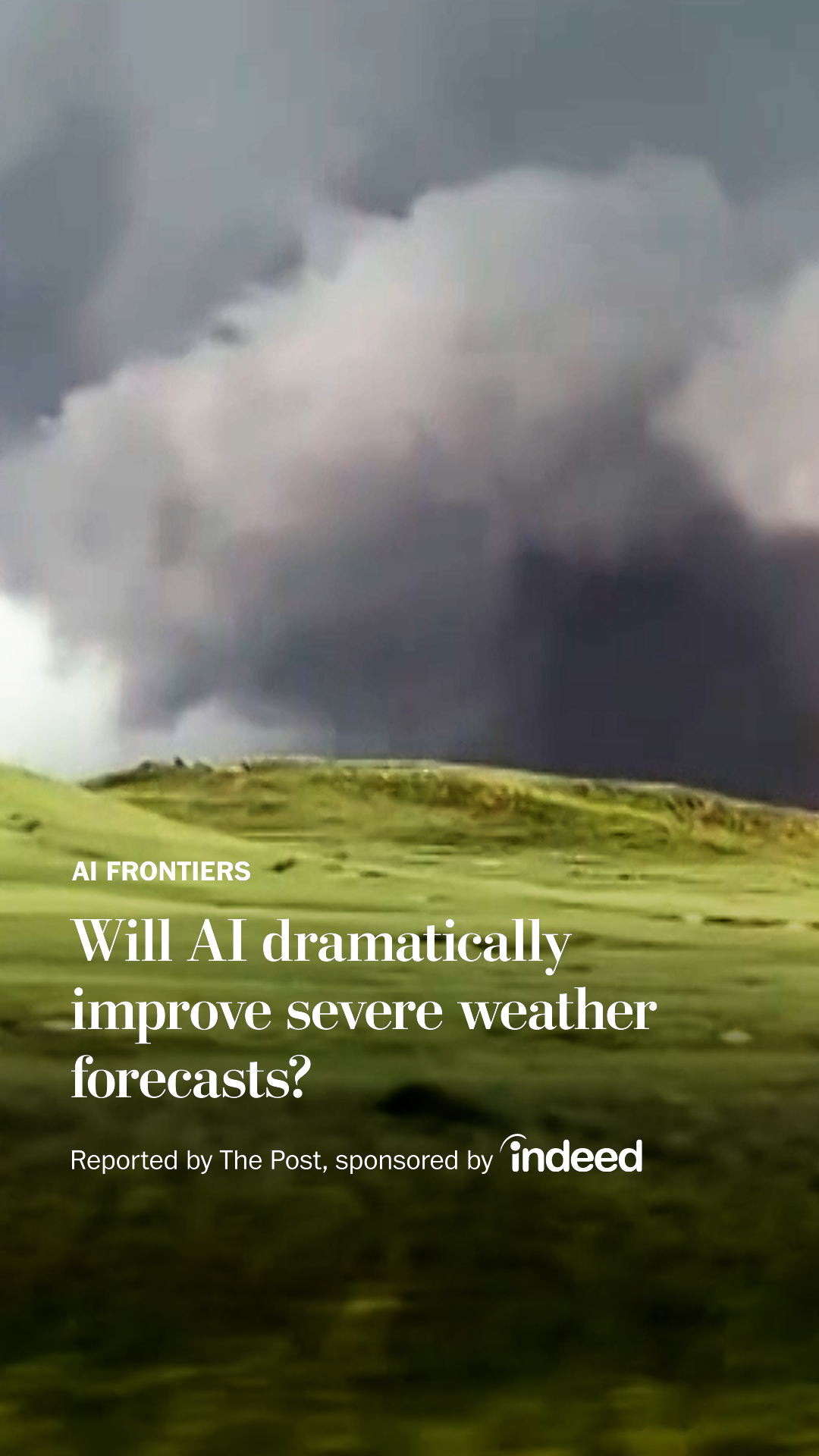 Will AI dramatically improve severe weather forecasts?