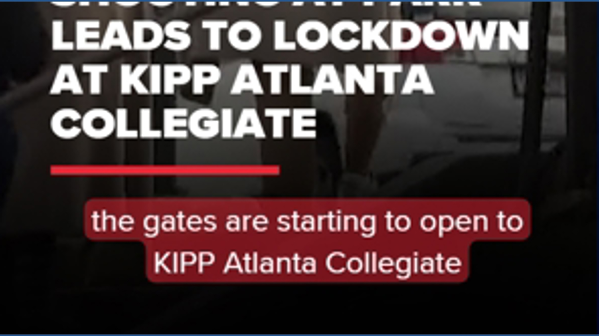 KIPP Atlanta Collegiate placed on lockdown after shooting at park ...