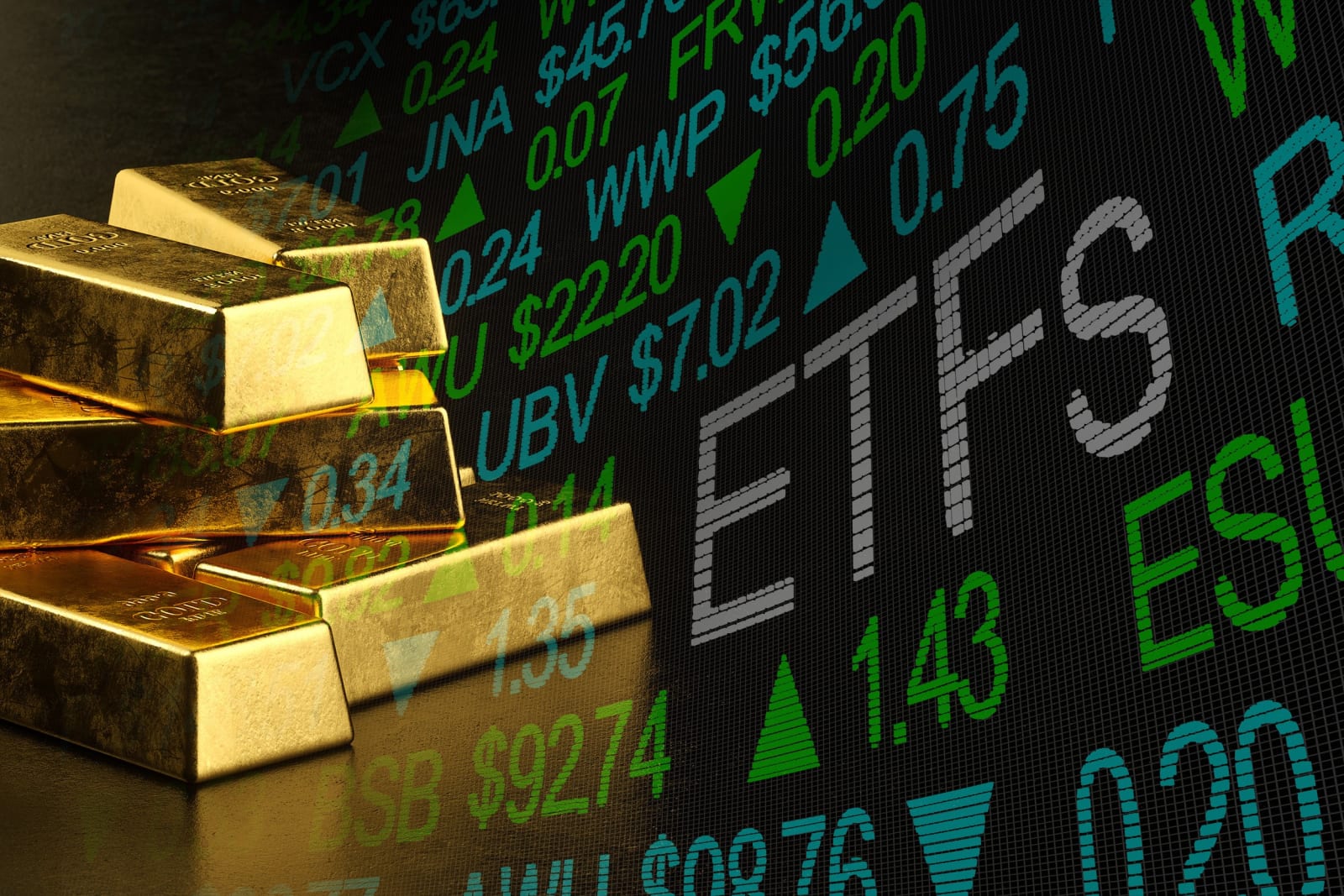 Top 10 gold ETFs: Spot gold and gold mining ETFs