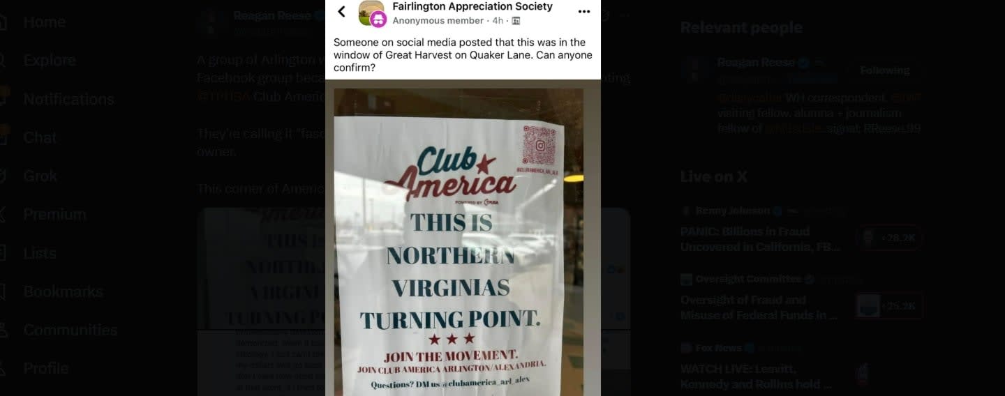 Local libs lose their minds after based bread shop posts TPUSA flyer in ...