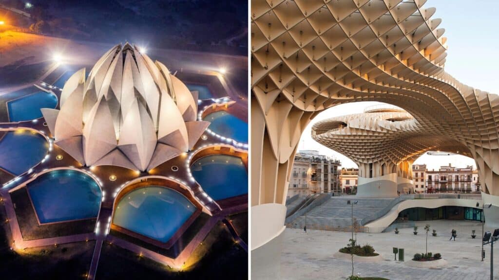 Architecture that looks like it grew from the earth