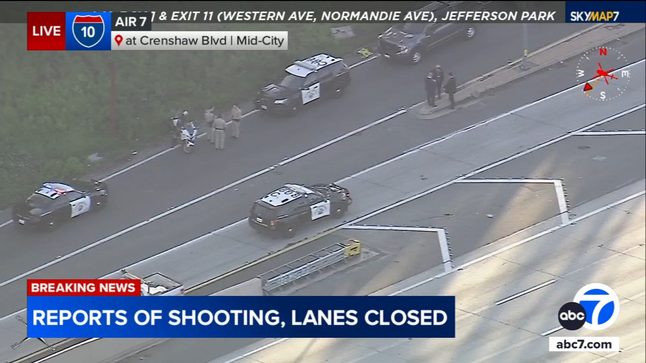 Person shot on 10 Freeway near downtown LA, prompting temporary closure ...