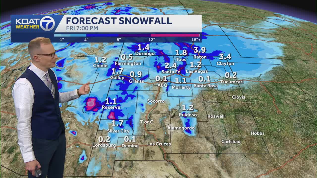 Winter storm blast heading to New Mexico