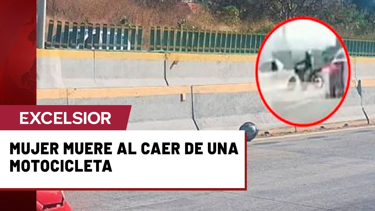 Mujer pierde la vida al caer de motocicleta en la México-Cuernavaca