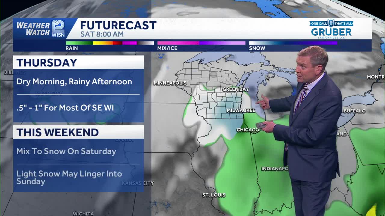 A wild forecast ahead with rain and snow for SE Wisconsin