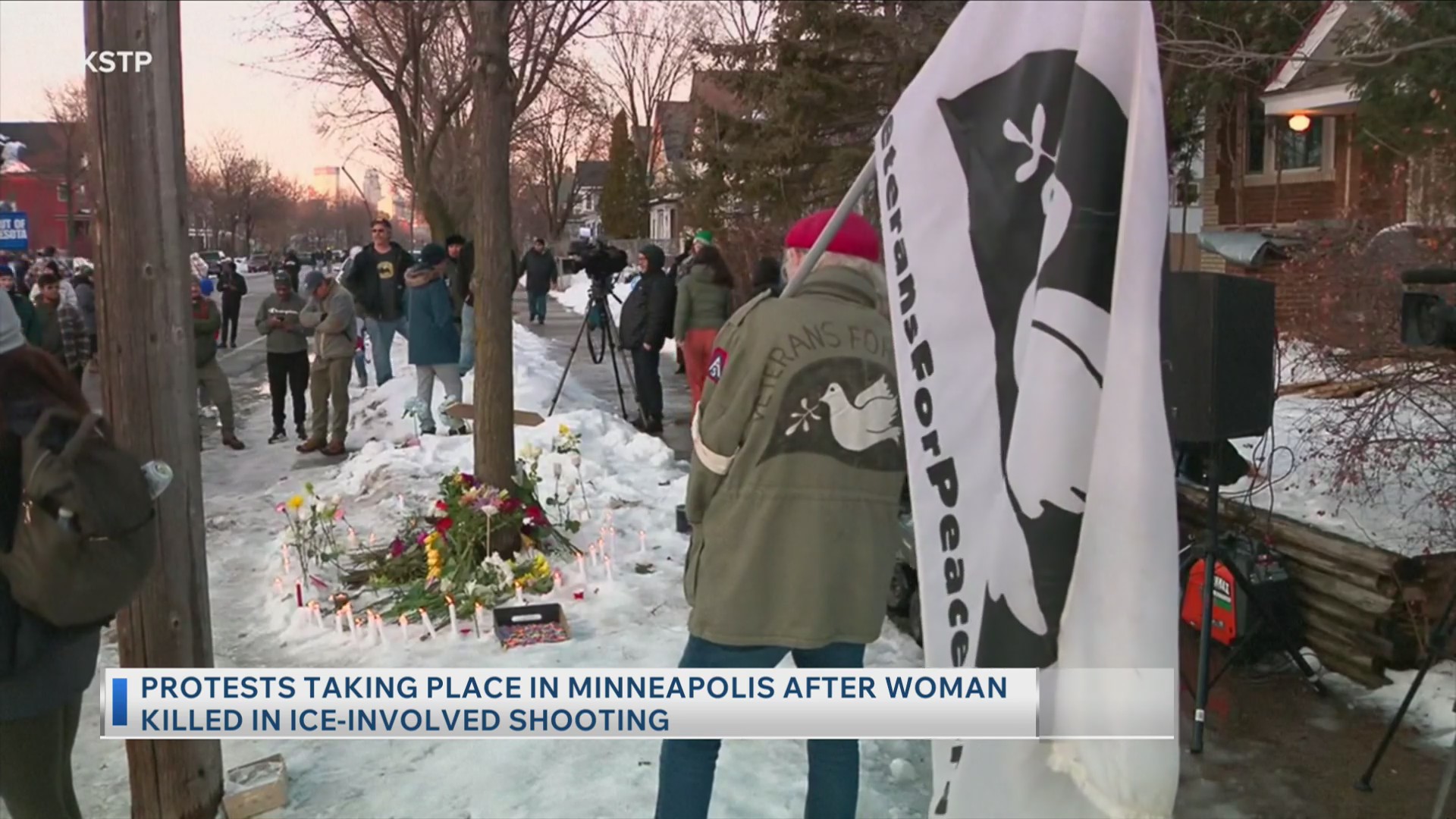 Protests taking place in Minneapolis after woman killed in ICE-involved ...