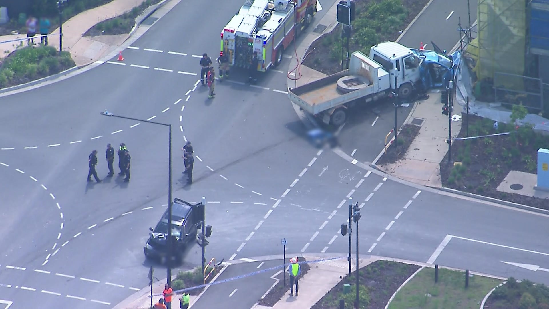 Two children among seven hurt in multi-vehicle crash
