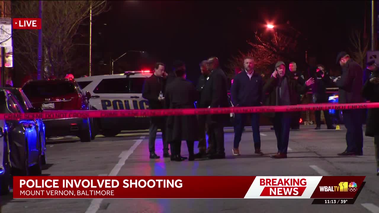 BPD at scene of police-involved shooting in West Baltimore
