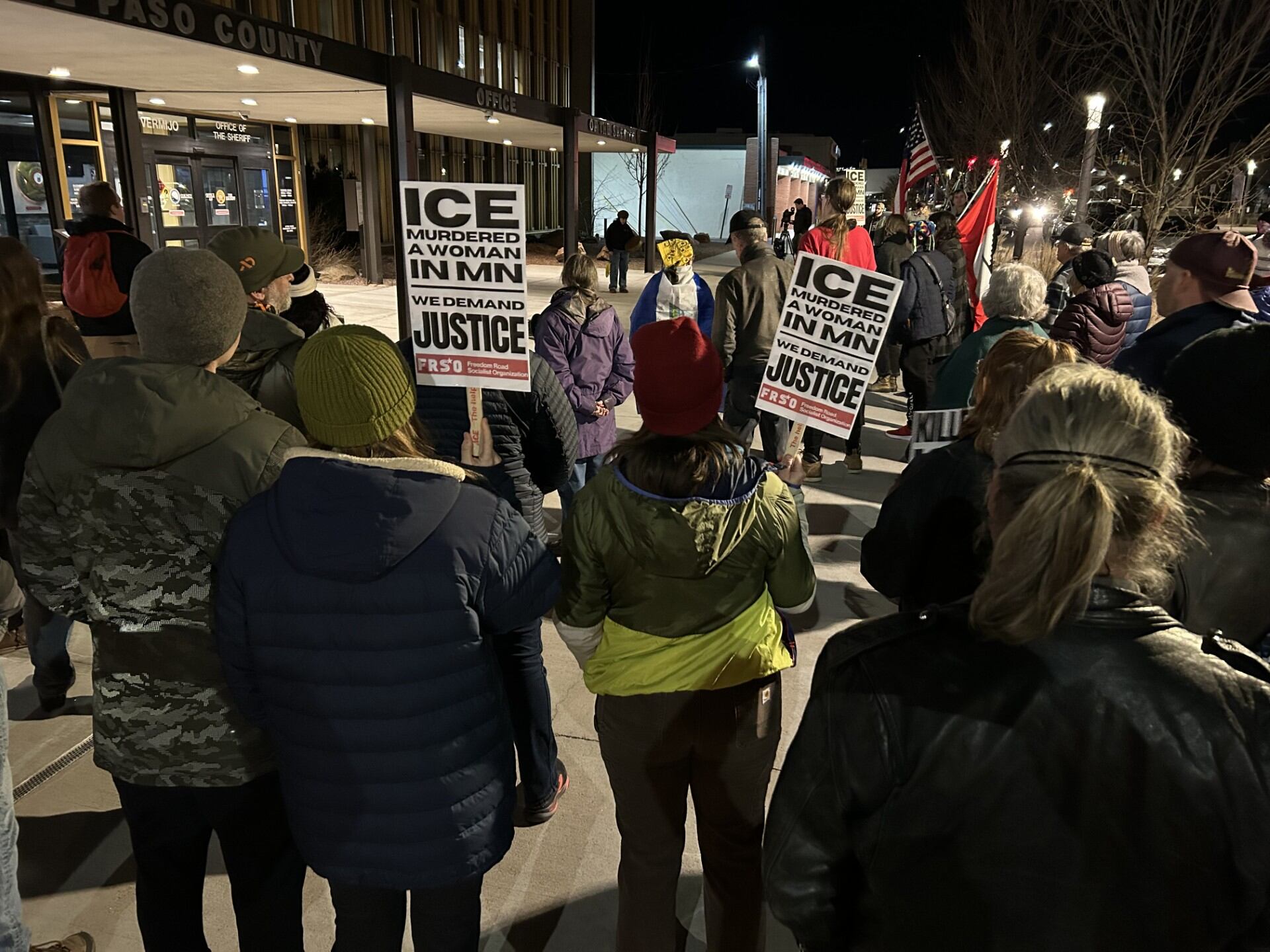 Colorado Springs residents gather downtown after ICE shooting in ...