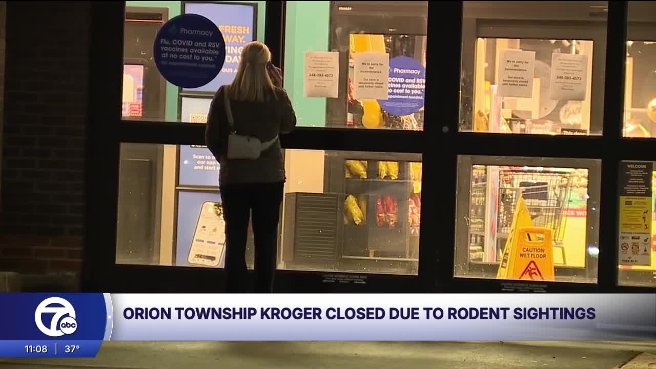 Kroger store in Orion Township closes temporarily after mice droppings ...