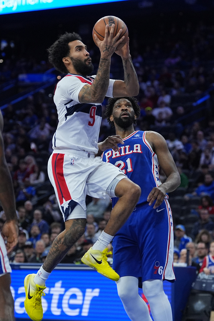 Embiid, George lead 76ers to a 131-110 win over Wizards, who acquire ...