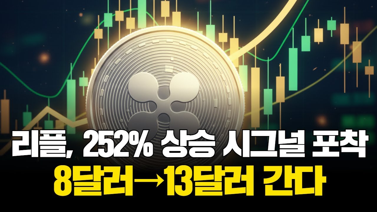 리플, 252% 상승 시그널 포착…8달러→13달러 간다 | Watch