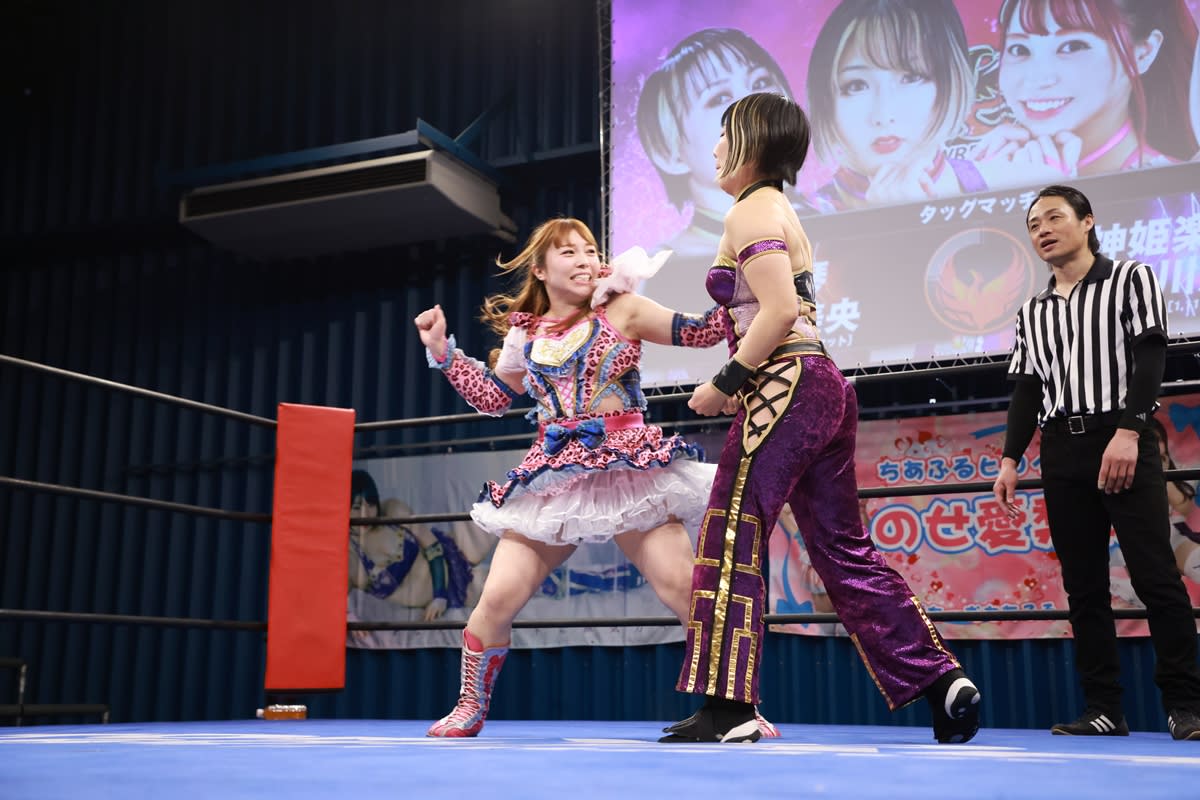 【飛鳥プロレス】「まこみおバリューセット」が「1,111円」を破り、3・29川崎で紫雷美央＆松澤さんがしのせ愛梨紗＆柳川澄樺と対戦へ