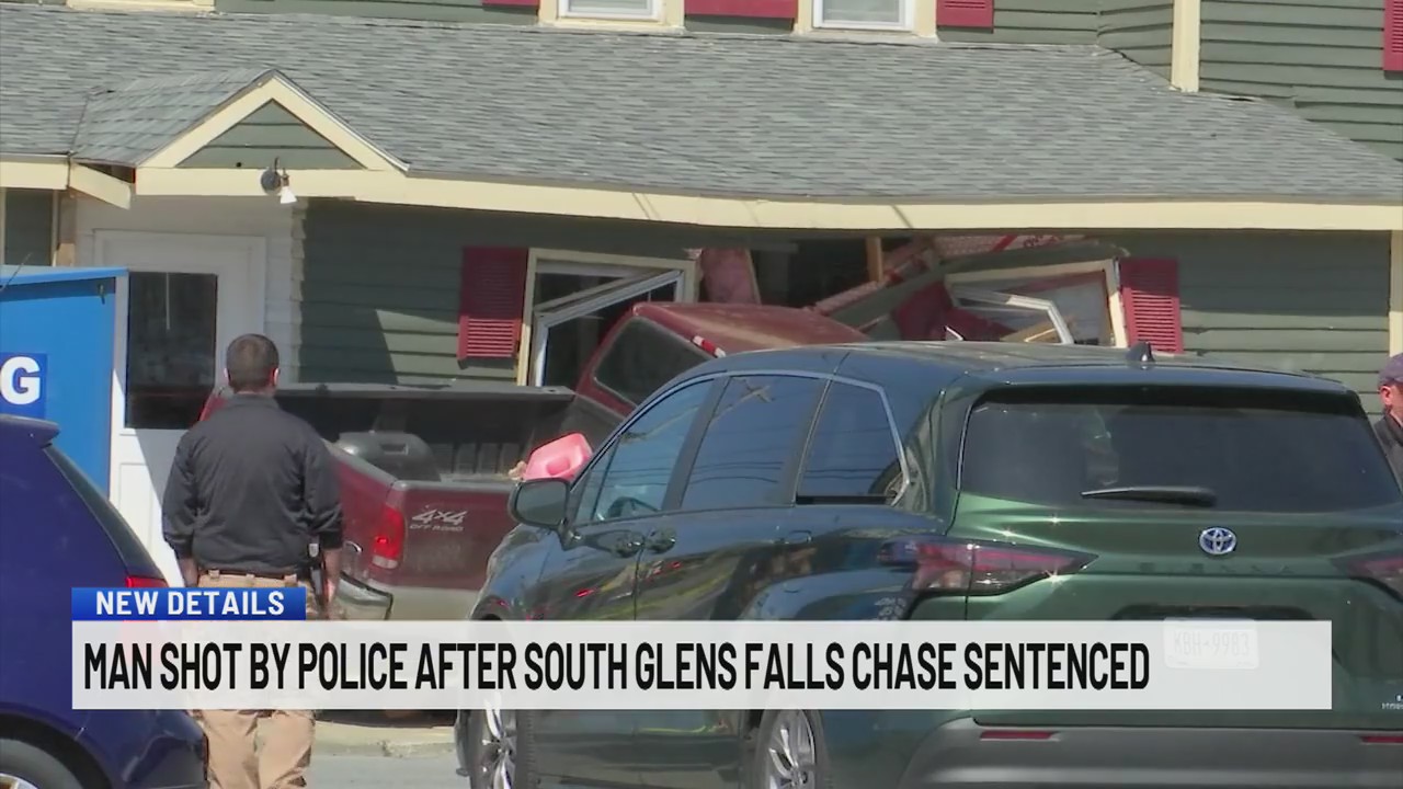 Man shot by police after South Glens Falls chase sentenced