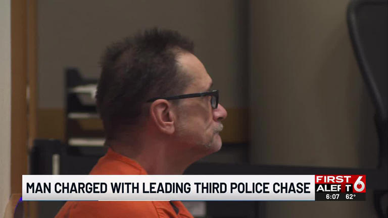 Man charged with leading Omaha police on 3rd high-speed chase