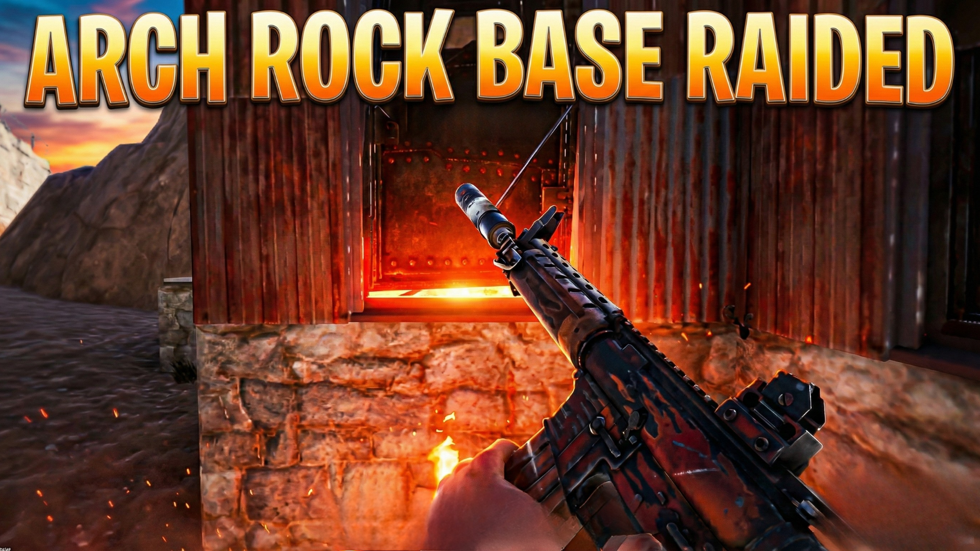 Breaking into a super secure Arch Rock base | Solo raid