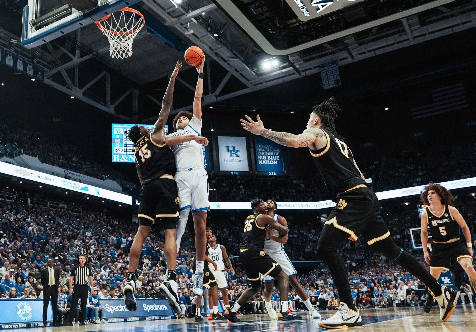 Kentucky vs Missouri basketball score today, SEC Tournament game