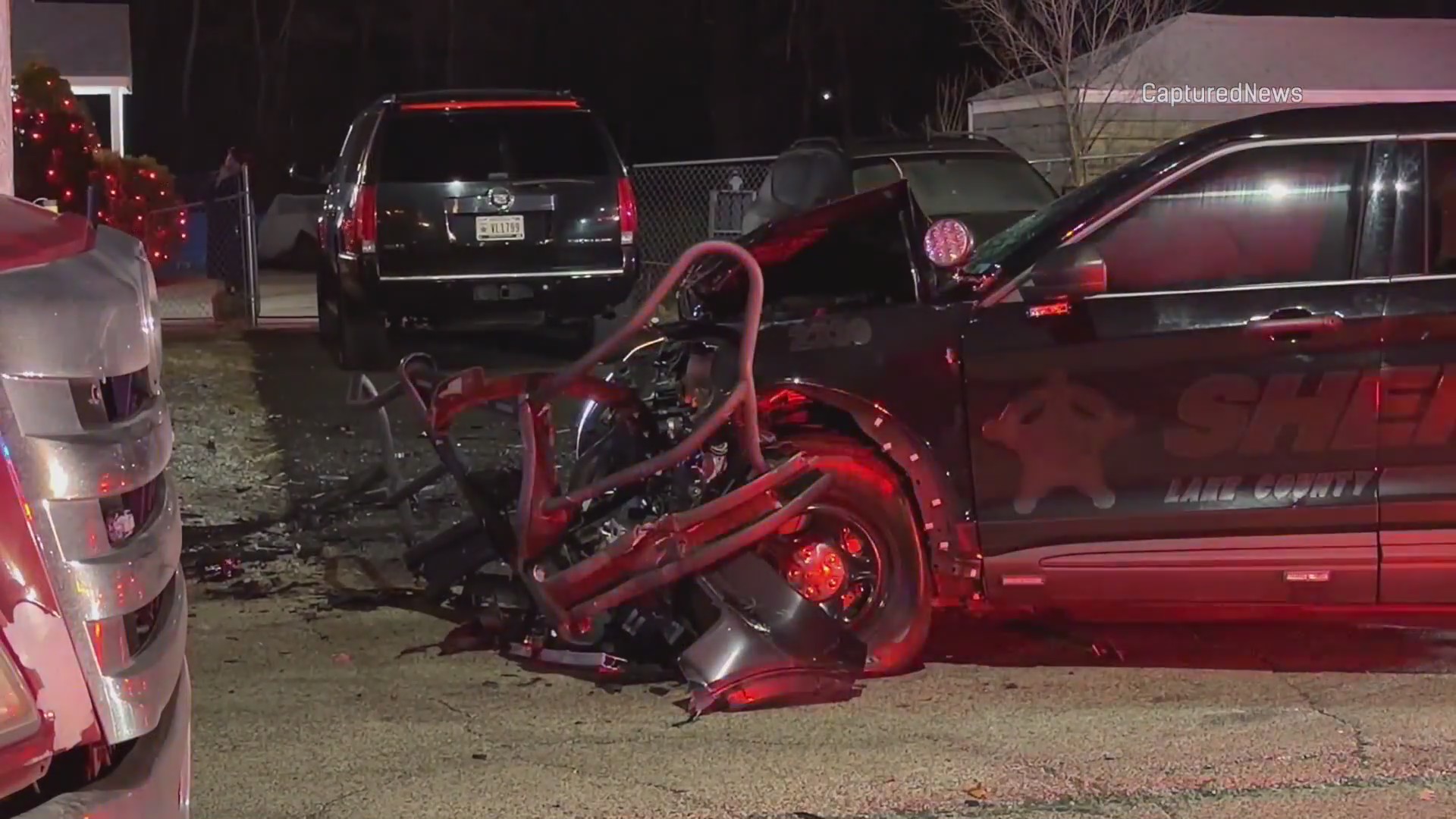 Lake County officer injured in head-on crash during pursuit