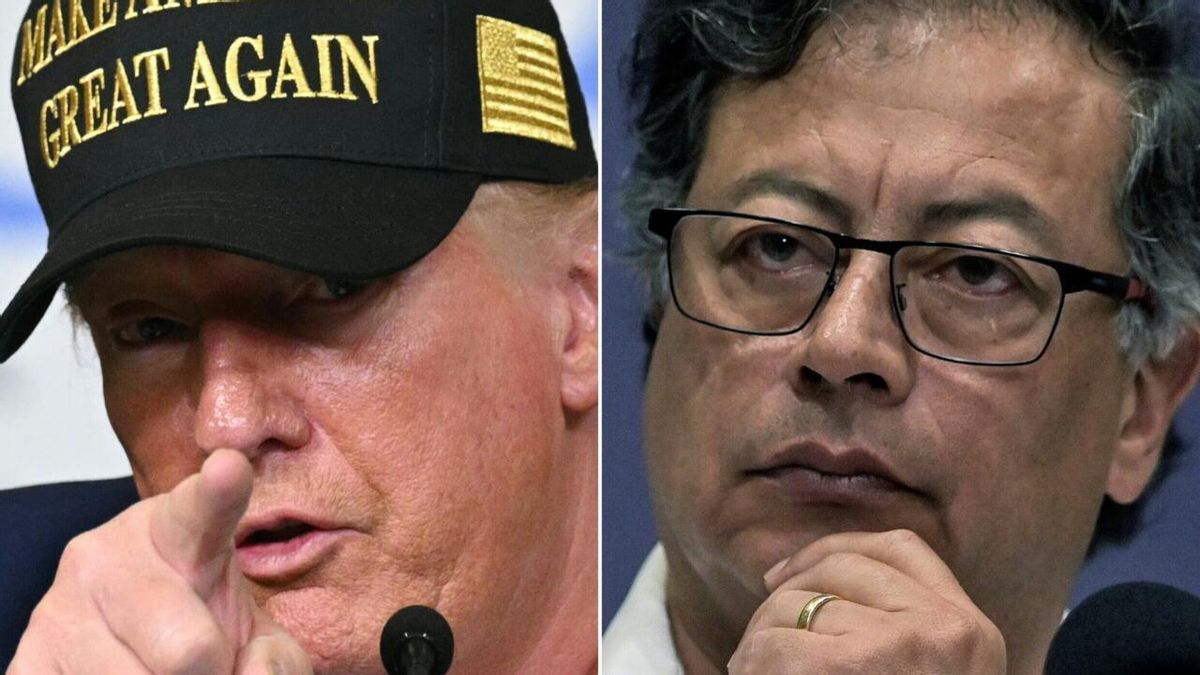 En medio de la crisis, Donald Trump habló con Gustavo Petro y lo invitó ...
