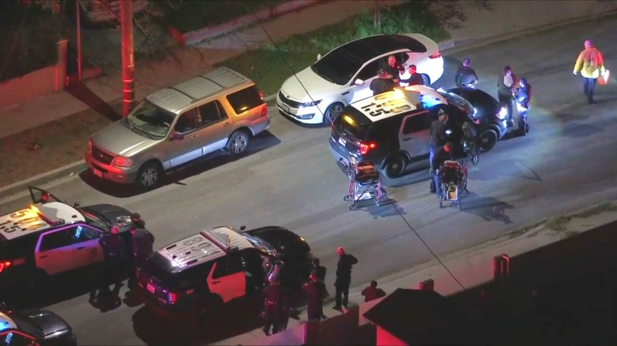 LAPD officer hospitalized after pursuit in North Hollywood