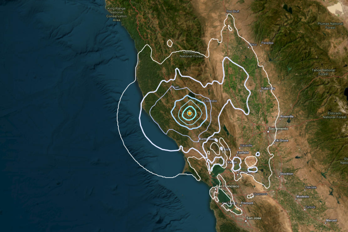 California earthquake shakes Cloverdale, Santa Rosa<br><br>