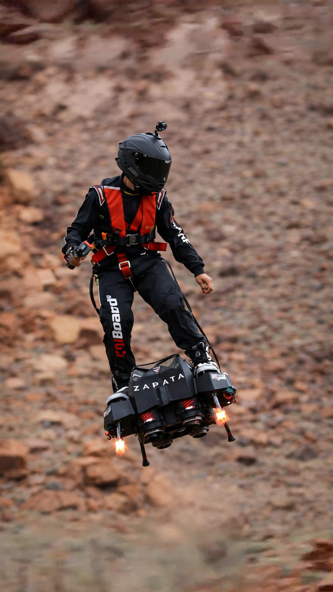 This is what flying a flyboard looks like