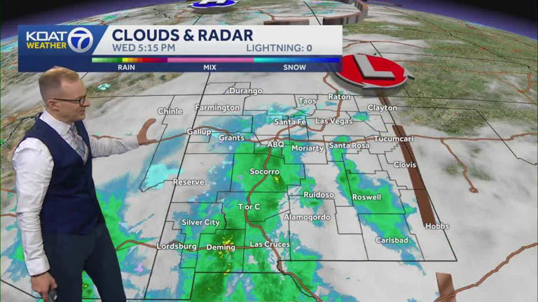 Winter storm warnings issued as first storm moves through New Mexico