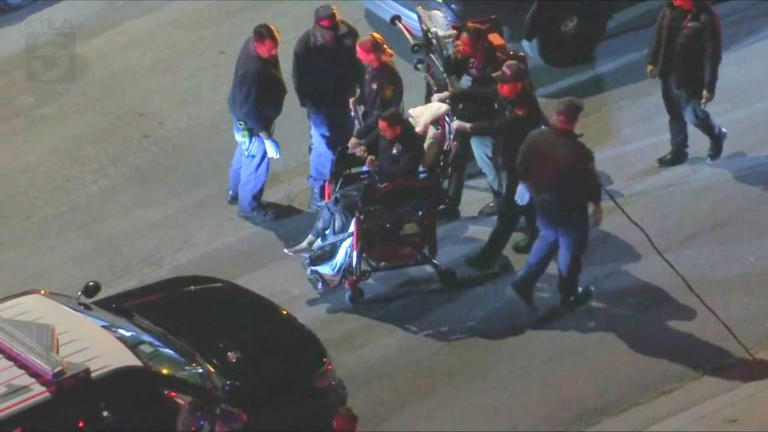 LAPD officer hospitalized after pursuit in North Hollywood