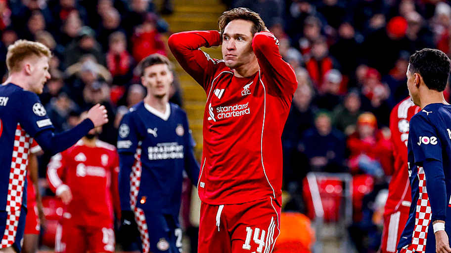 Liverpool FC v PSV Eindhoven - UEFA Champions League 2025/26 League Phase MD5 | DeFodi Images/GettyImages