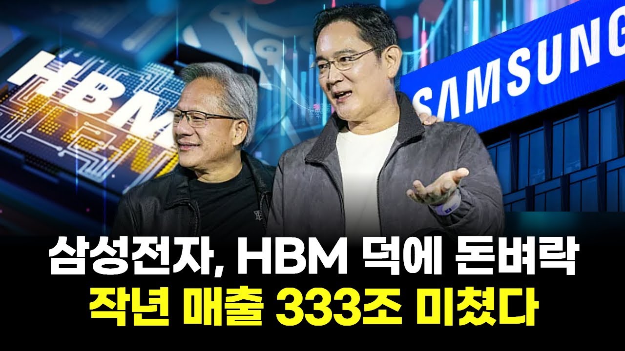 삼성전자, HBM 덕에 돈벼락…작년 매출 333조 미쳤다 | Watch