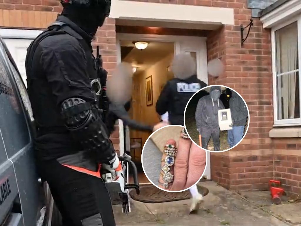 Police raid shuts down 'Bonnie and Clyde' style Albanian criminal gang behind £1m UK-wide burglary spree