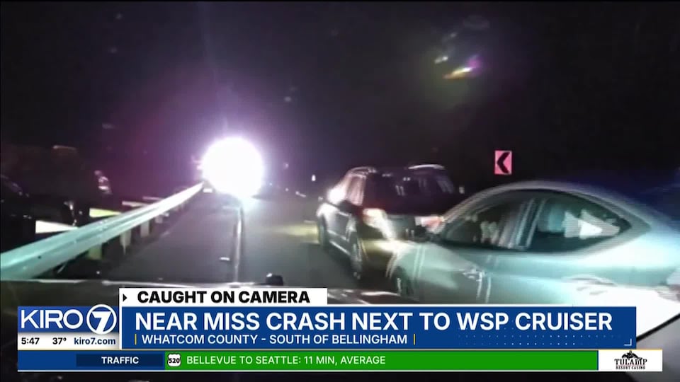 Video: WSP shares video of speeding driver, near-miss crash