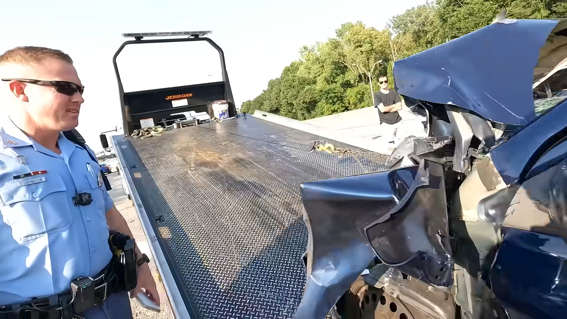 A rush hour accident led to two separate police cases