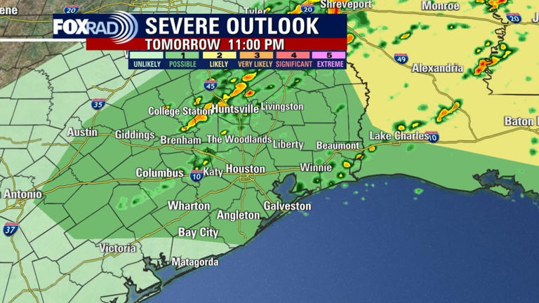 Houston weather: Warm and humid Thursday, isolated showers possible