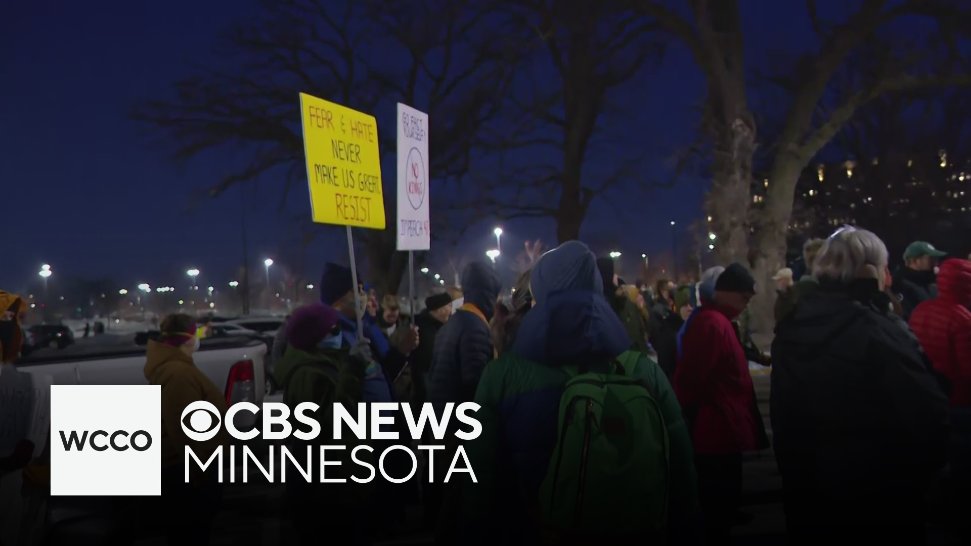 Protesters march in Minneapolis 1 day after deadly ICE shooting