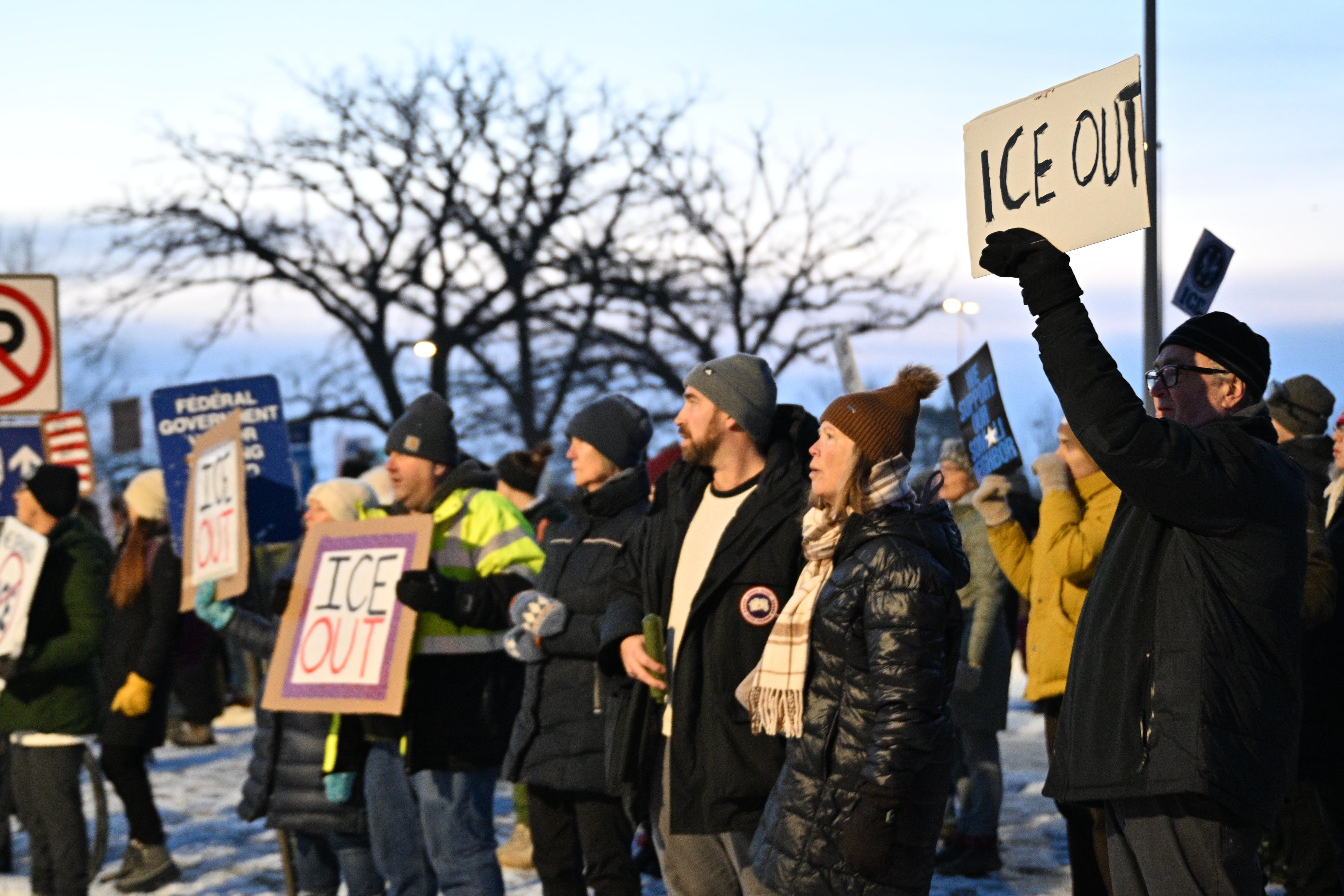 Street blockades continue day after fatal ICE shooting in Minneapolis
