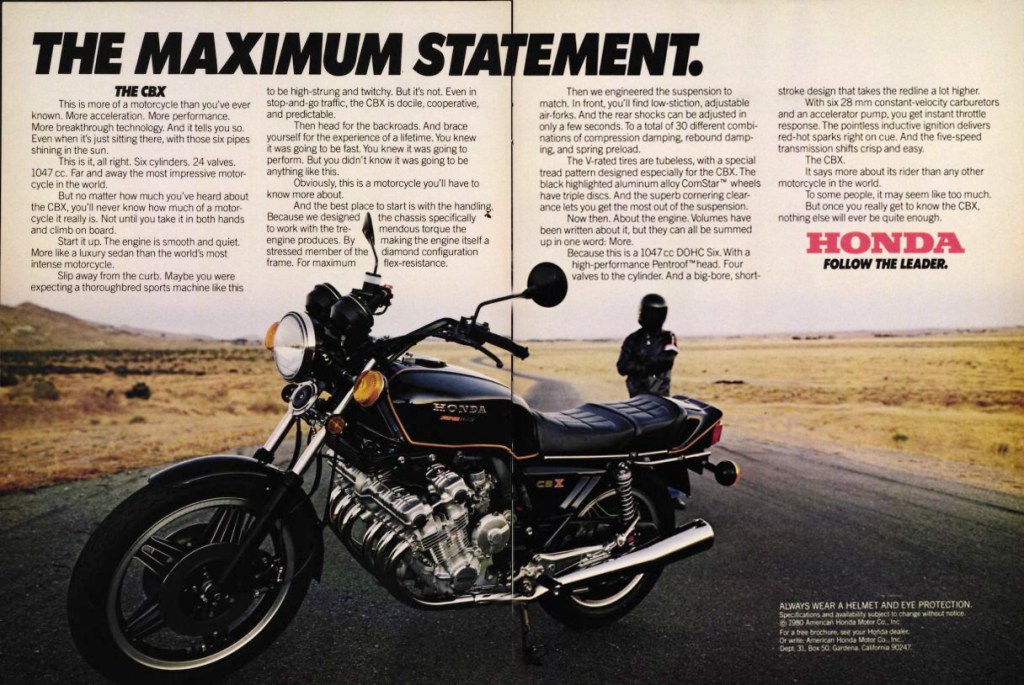 The 1979-1982 Honda CBX: From showroom fizzle to six-cylinder