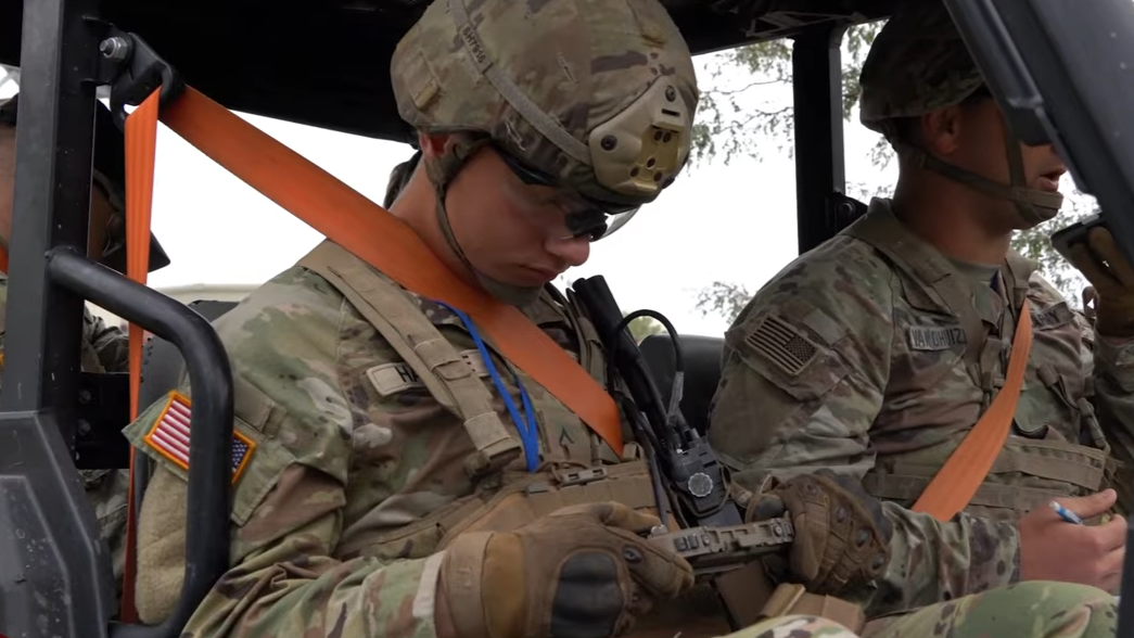 Watch US Army soldiers train with autonomous recon robots in the field
