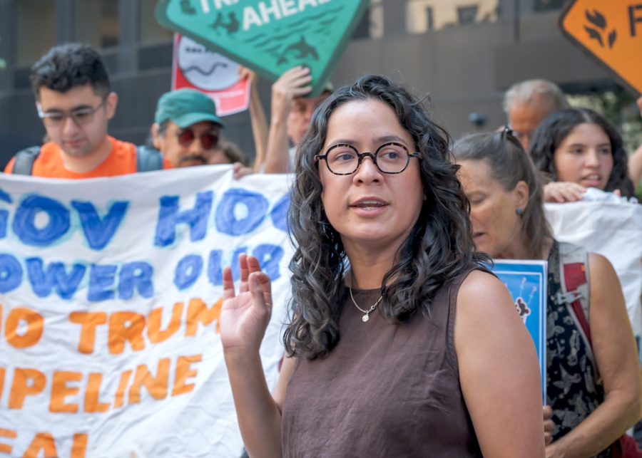 Claire Valdez is a socialist and union organizer running for Congress
