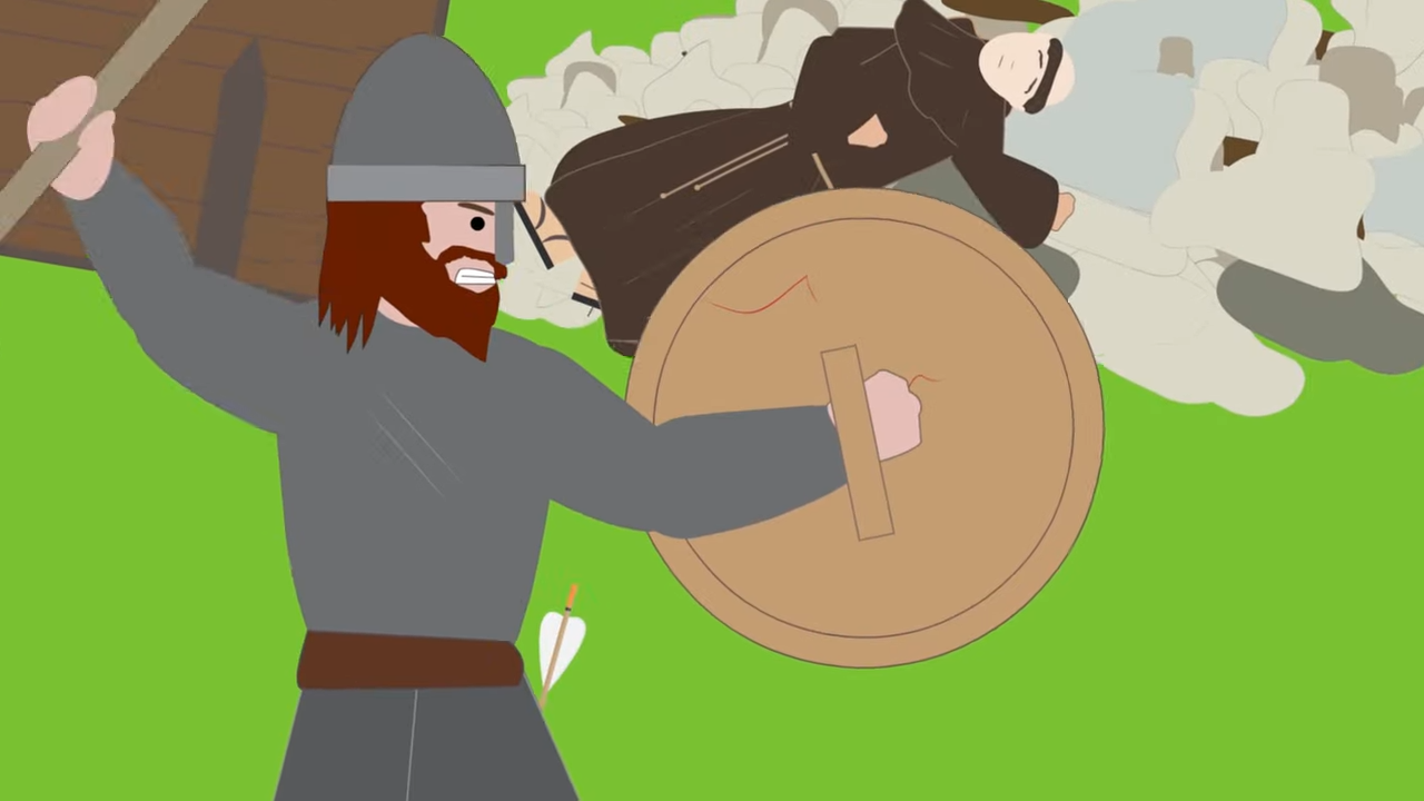 How a Viking raid terrorized Christian England in 793