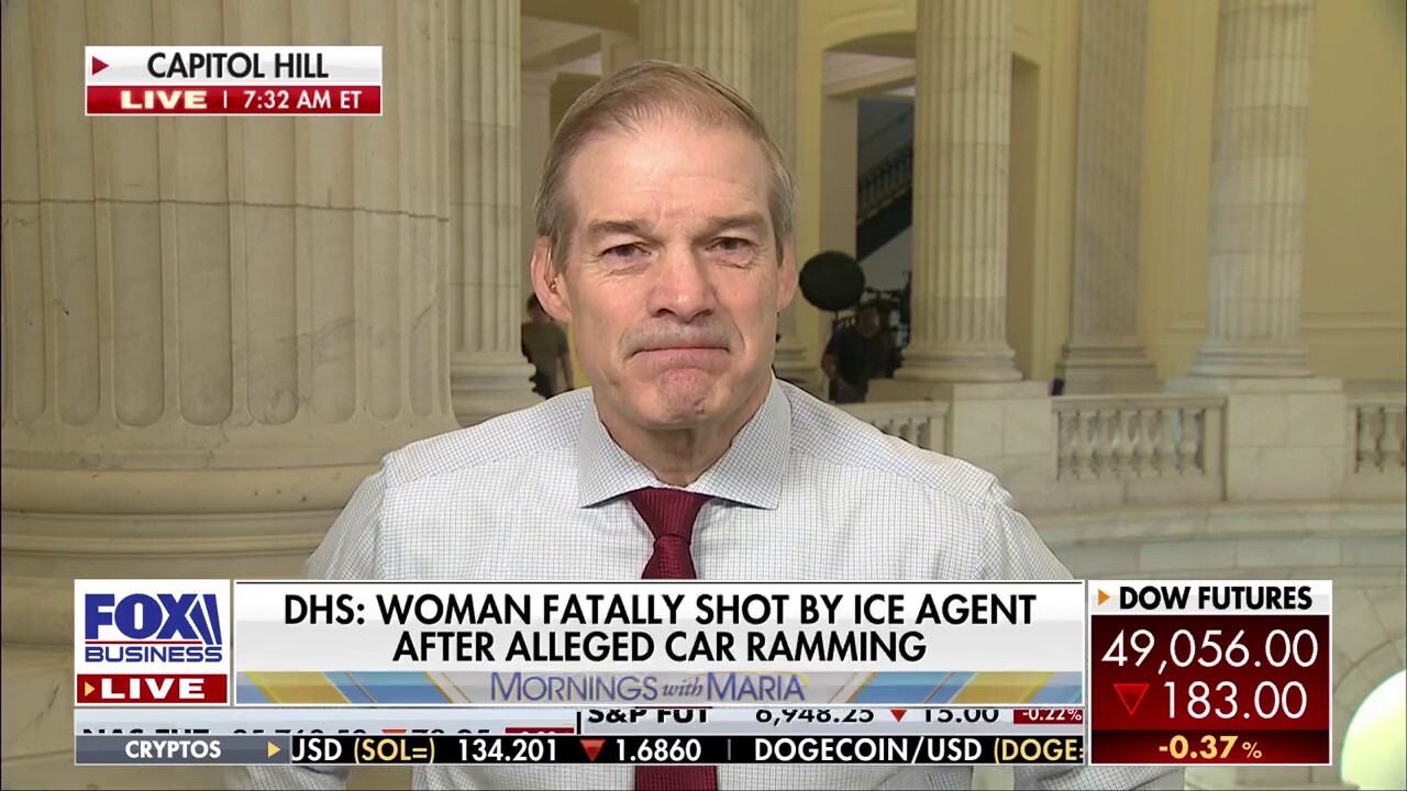 Jim Jordan slams Democrats for calling ICE shooting 'murder' before FBI ...