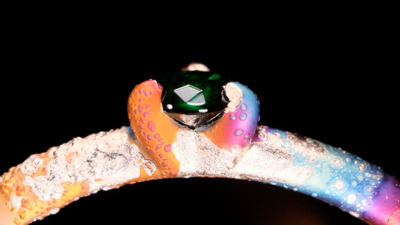 Heating jewelry in macro — ASMR