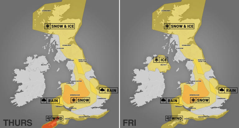 Storm Goretti: Red alert as winds hit UK at 100mph