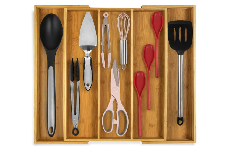 Shoppers say this $6 kitchen drawer organizer 'transformed' their space