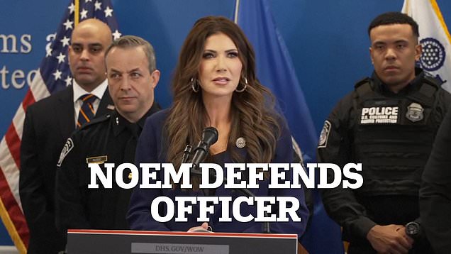 Noem defends ICE officer as she addresses deadly shooting