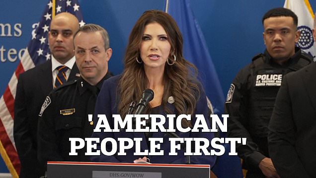 Noem on safety of Americans a day after ICE agent shoots citizen dead