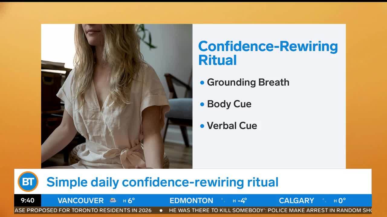 Simple rituals you can do daily to rewire your confidence