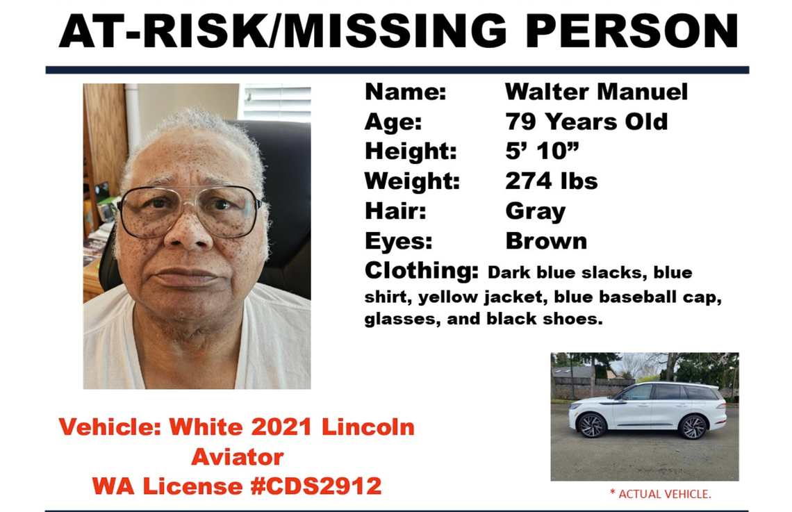 Sheriff asks for help to find missing 79-year-old last seen in Olympia area